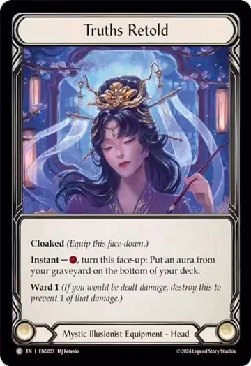 Truths Retold (ENG003), Blitz Deck: Part the Mistveil - Enigma — Flesh & Blood card price