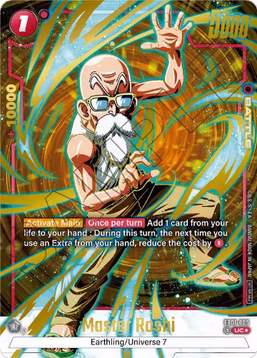 Master Roshi - FB01-005 (Championship Pack 01) (Gold) (FB01-005), Tournament and Championship Promos — DB Fusion card price