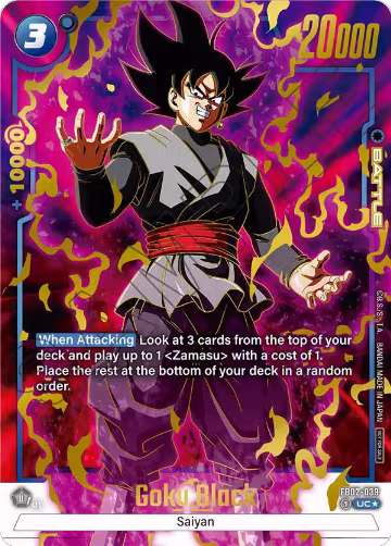 Goku Black - FB02-039 (Championship Pack 01) (Gold) (FB02-039), Tournament and Championship Promos — DB Fusion card price