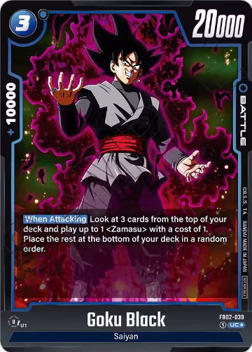 Goku Black - FB02-039 (Championship Pack 01) (FB02-039), Tournament and Championship Promos — DB Fusion card price
