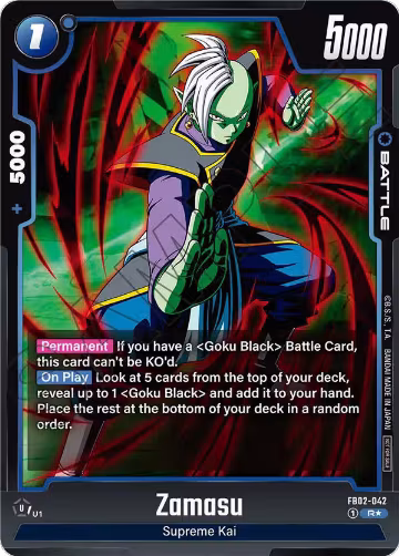 Zamasu - FB02-042 (Championship Pack 01) (FB02-042), Tournament and Championship Promos — DB Fusion card price