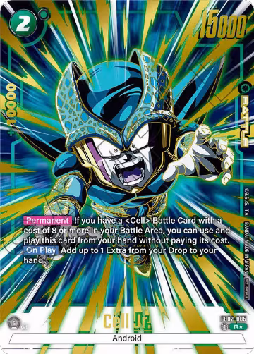 Cell Jr. - FB02-085 (Championship Pack 01) (Gold) (FB02-085), Tournament and Championship Promos — DB Fusion card price