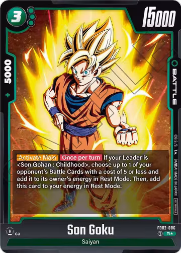 Son Goku - FB02-086 (Championship Pack 01) (FB02-086), Tournament and Championship Promos — DB Fusion card price