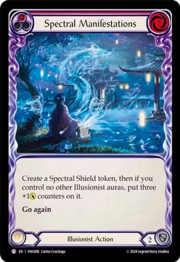 Spectral Manifestations (ENG008), Blitz Deck: Part the Mistveil - Enigma — Flesh & Blood card price