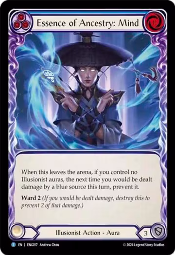 Essence of Ancestry: Mind (ENG017), Blitz Deck: Part the Mistveil - Enigma — Flesh & Blood card price