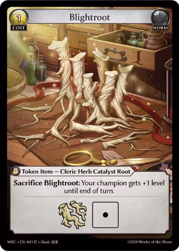 Blightroot (041), Mercurial Heart — Grand Archive card price