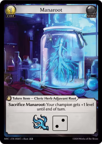 Manaroot (058), Mercurial Heart — Grand Archive card price