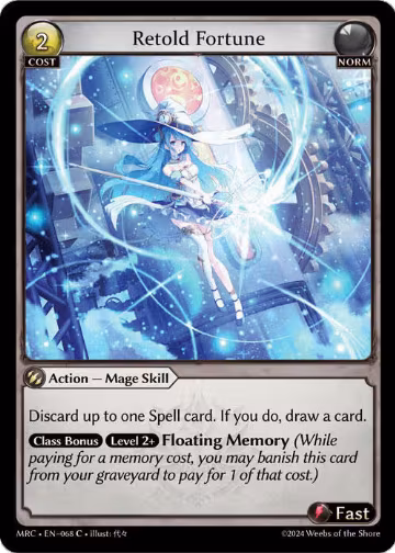 Retold Fortune (068), Mercurial Heart — Grand Archive card price