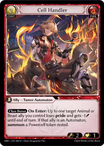 Cell Handler (084), Mercurial Heart — Grand Archive card price
