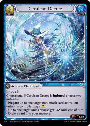 Cerulean Decree (107) — card price