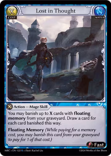 Lost in Thought (122), Mercurial Heart — Grand Archive card price