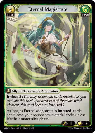 Eternal Magistrate (143), Mercurial Heart — Grand Archive card price