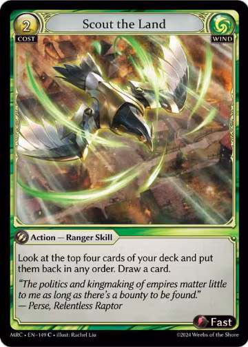 Scout the Land (149), Mercurial Heart — Grand Archive card price