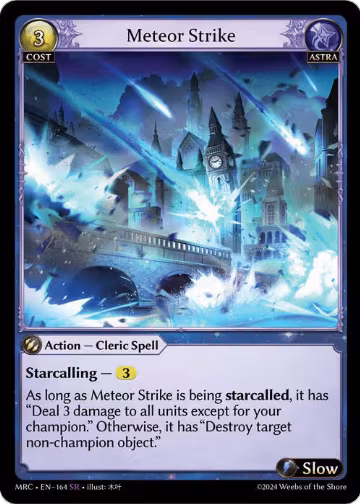 Meteor Strike (164), Mercurial Heart — Grand Archive card price