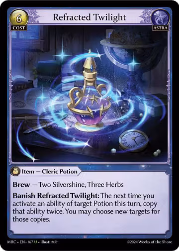 Refracted Twilight (167), Mercurial Heart — Grand Archive card price