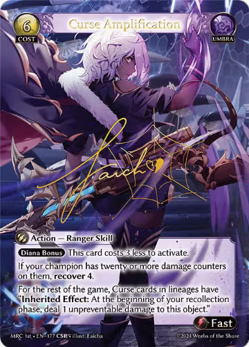 Curse Amplification (CSR) (177), Mercurial Heart — Grand Archive card price