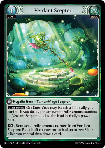 Verdant Scepter (012), Silvie Re:Collection, Slime Sovereign — Grand Archive card price
