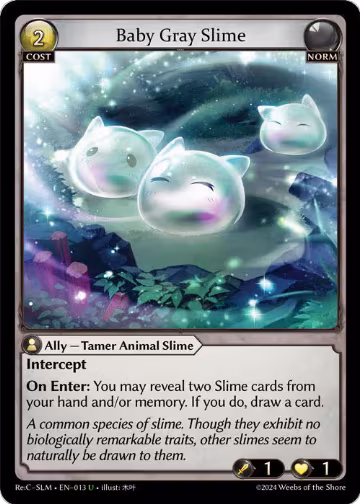 Baby Gray Slime (013) — card price