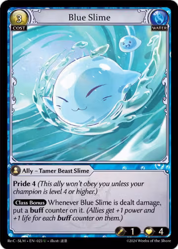 Blue Slime (023), Silvie Re:Collection, Slime Sovereign — Grand Archive card price