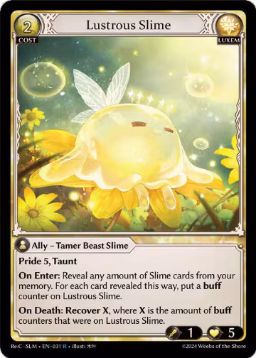 Lustrous Slime (031), Silvie Re:Collection, Slime Sovereign — Grand Archive card price