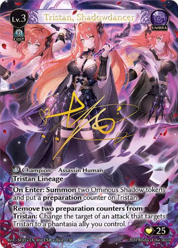 Tristan, Shadowdancer (CSR) (004), Tristan Re:Collection, Shadowdancer — Grand Archive card price