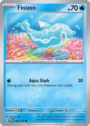Finizen (059/167), Twilight Masquerade — Pokémon card price