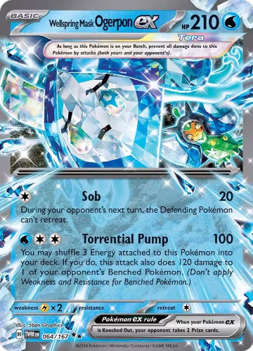 Wellspring Mask Ogerpon ex - 064/167 (064/167), Twilight Masquerade — Pokémon card price