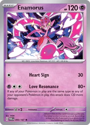 Enamorus - 093/167 (093/167), Twilight Masquerade — Pokémon card price