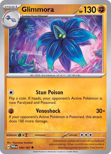 Glimmora (109/167), Twilight Masquerade — Pokémon card price