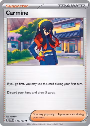 Carmine - 145/167 (145/167), Twilight Masquerade — Pokémon card price