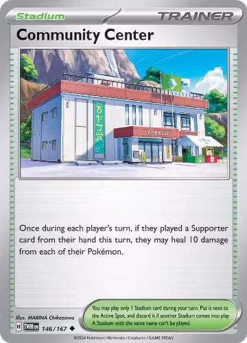Community Center (146/167), Twilight Masquerade — Pokémon card price