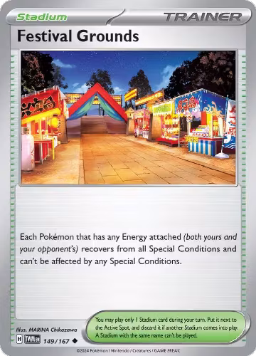 Festival Grounds (149/167), Twilight Masquerade — Pokémon card price