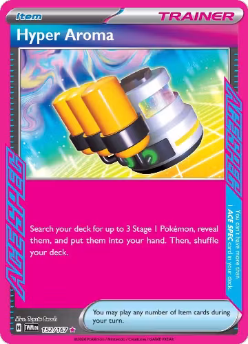 Hyper Aroma (152/167), Twilight Masquerade — Pokémon card price