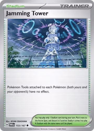 Jamming Tower (153/167), Twilight Masquerade — Pokémon card price