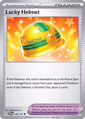 Lucky Helmet (158/167), Twilight Masquerade — Pokémon card price