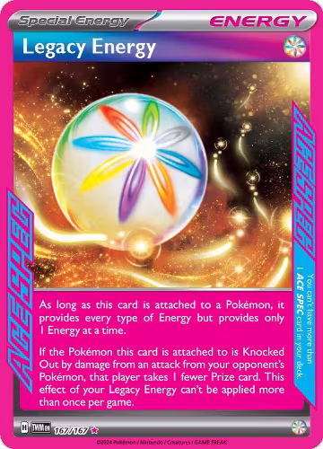 Legacy Energy (167/167), Twilight Masquerade — Pokémon card price
