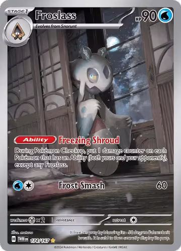 Froslass - 174/167 (174/167), Twilight Masquerade — Pokémon card price