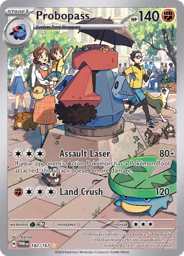 Probopass - 182/167 (182/167), Twilight Masquerade — Pokémon card price