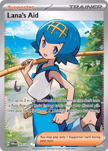 Lana's Aid - 207/167 (207/167), Twilight Masquerade — Pokémon card price
