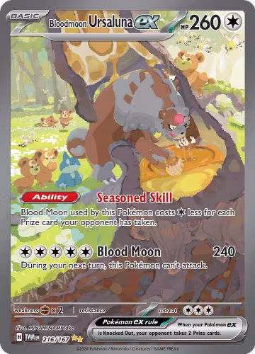 Bloodmoon Ursaluna ex - 216/167 (216/167) — card price