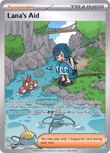 Lana's Aid - 219/167 (219/167), Twilight Masquerade — Pokémon card price