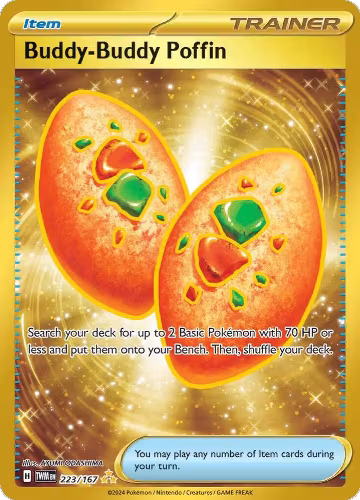 Buddy-Buddy Poffin (223/167), Twilight Masquerade — Pokémon card price