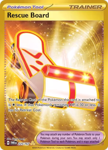 Rescue Board (225/167), Twilight Masquerade — Pokémon card price