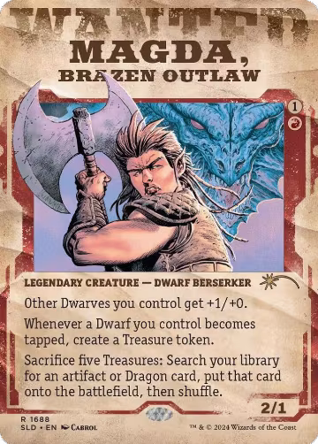 Magda, Brazen Outlaw (1688), Secret Lair Drop Series — Magic card price