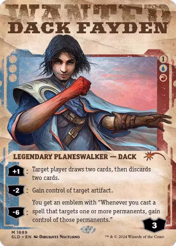 Dack Fayden (1689) (1689), Secret Lair Drop Series — Magic card price