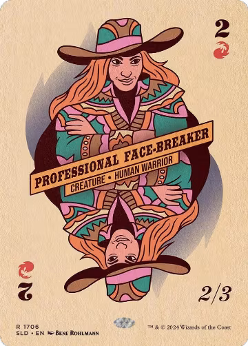 Professional Face-Breaker (1706), Secret Lair Drop Series — Magic card price