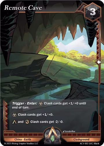 Remote Cave (AC3-002), Unrivaled — Alpha Clash card price