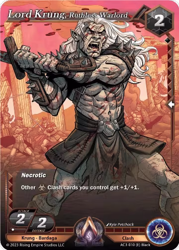 Lord Krung, Ruthless Warlord (AC3-010) — card price