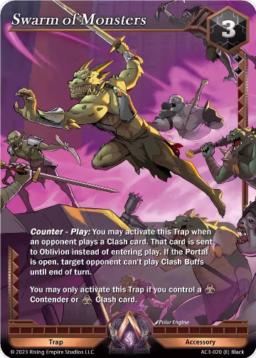 Swarm of Monsters (AC3-020), Unrivaled — Alpha Clash card price