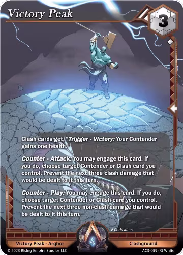 Victory Peak (AC3-059), Unrivaled — Alpha Clash card price